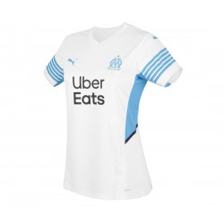 Camisola Olympique de Marseille Mulher Equipamento Primeiro 2021-2022 Manga Curta